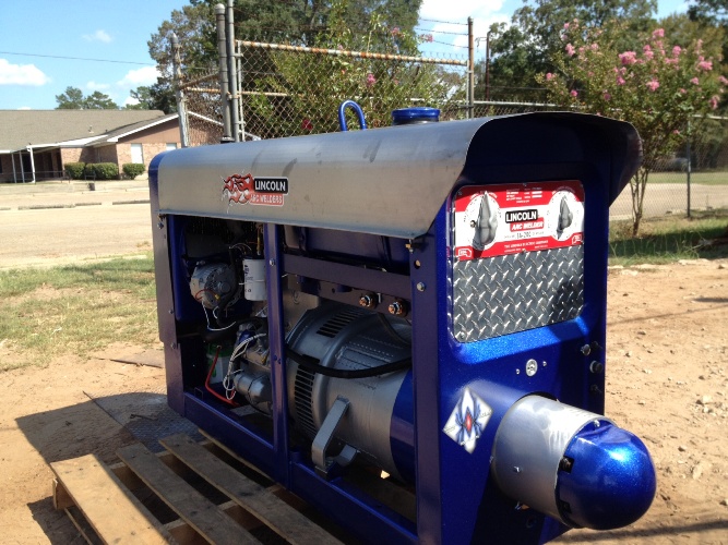 Lincoln SA-200 welding machine, rebuilt and customized by the service department at Weldmart Online