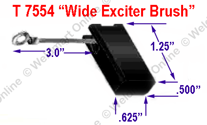 wide brush for Lincoln SA-200 welding machines