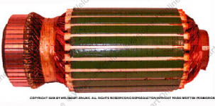 rewound DC exciter armature