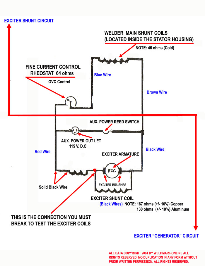 Lincoln SA200 welding machine wiring diagram